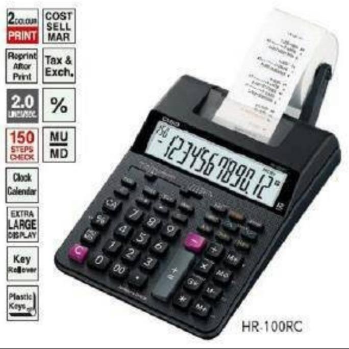 

KALKULATOR/CALCULATOR STRUKE CASIO HR 100 TM#GARANSI