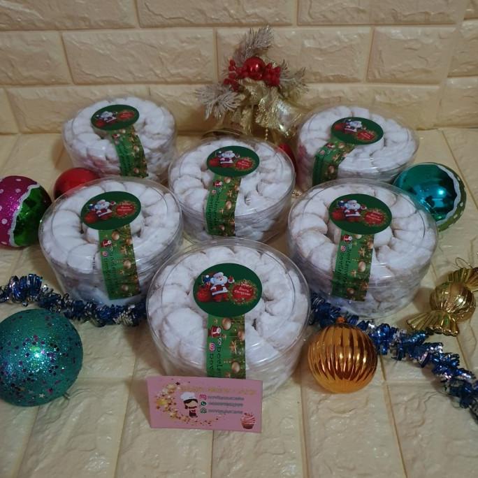 

Kue Kering Putri Salju Premium (Wisman/Wisjman) Spesial Natal /Xmas Berkualitas