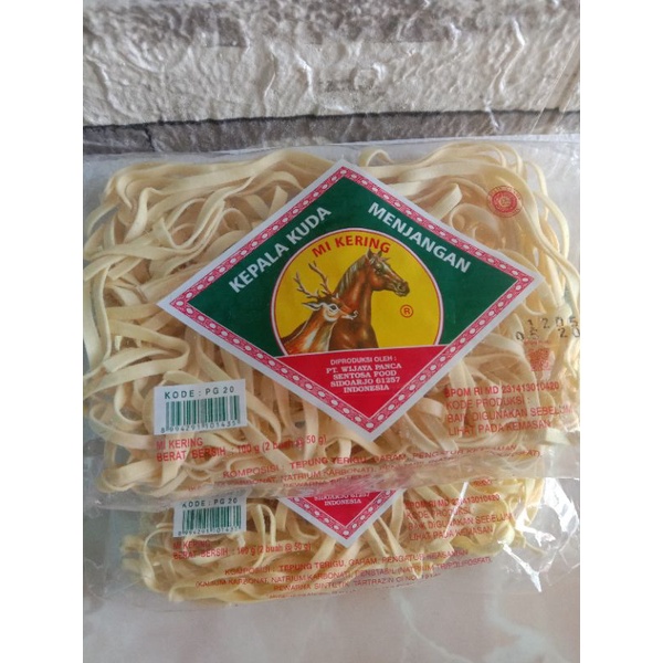 

Mi Menjangan 100gr/ Mi Gepeng/ Mi Kuda Menjangan isi 2pcs