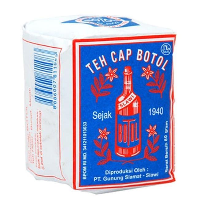 

Teh Cap Botol Bubuk Biru 40Gr/Bubuk Teh Cap Botol