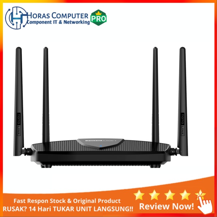 TOTOLINK X5000R - AX 1800 WIRELESS DUAL BAND 5 GHz GIGABIT ACCES POIN