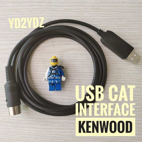 kabel usb cat kenwood ts 450 690 790 850 950 ts450 ts-450s 6pin din control interface digital mode