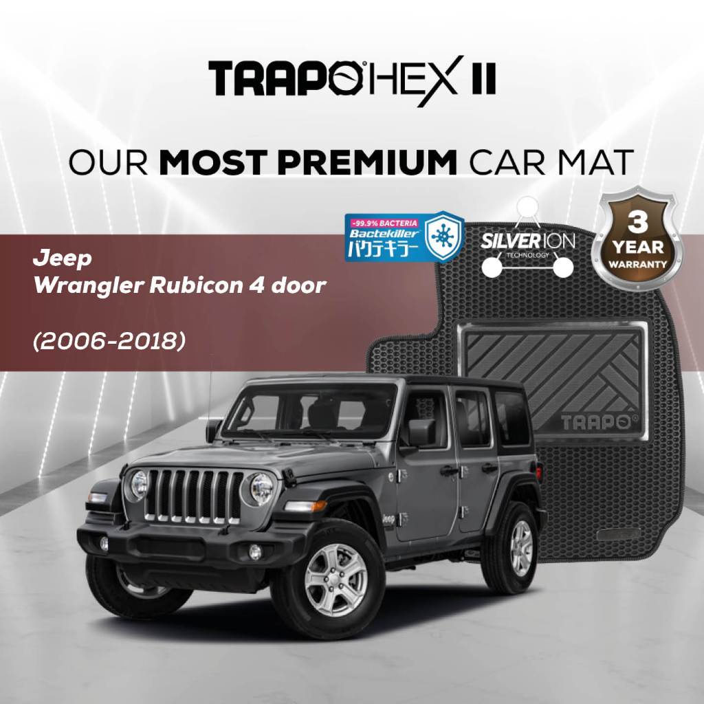 Karpet Mobil Trapo Hex II Jeep Wrangler Rubicon 4 door (2006-2018)