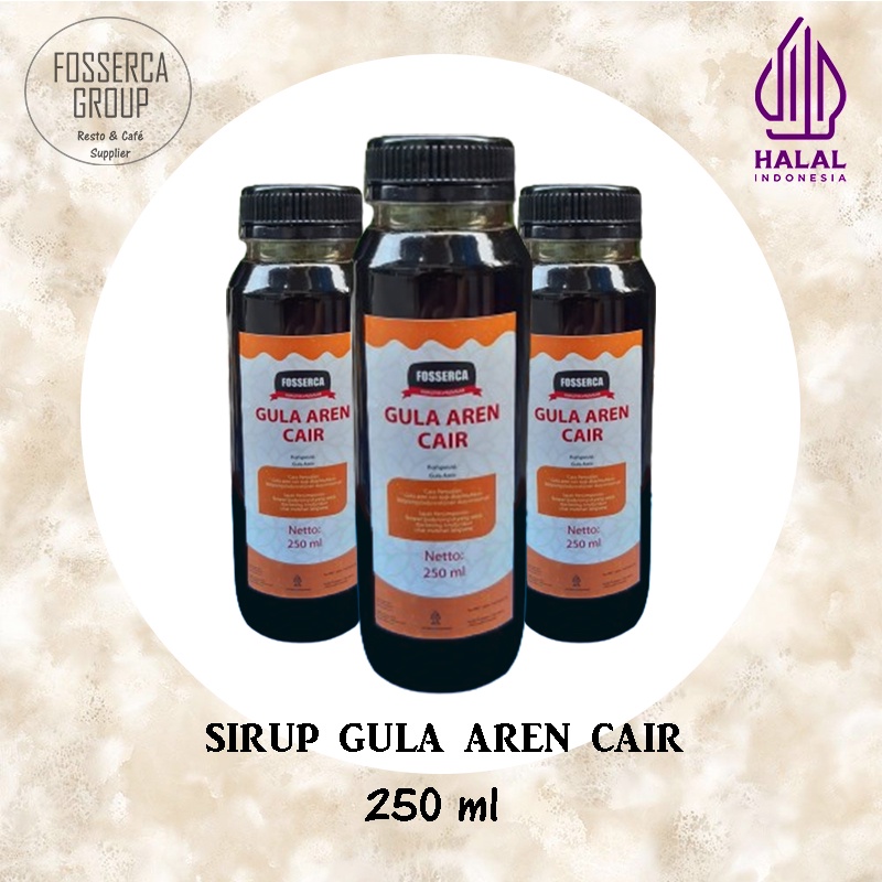 

Gula Aren Cair / Liquid Arenga Palm Sugar Syrup by Fosserca - 250ml