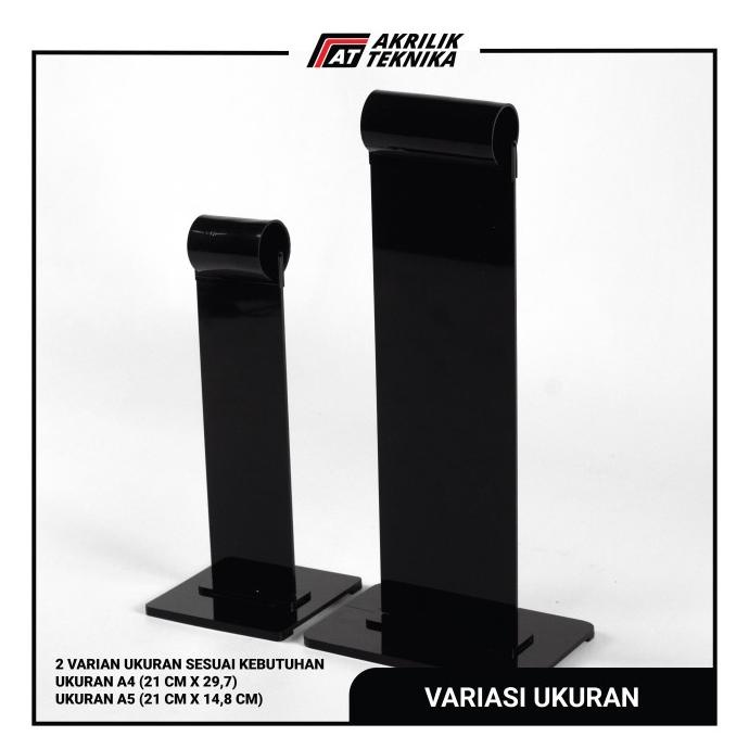 

mit DISPLAY MENU AKRILIK / ACRYLIC / GANTUNGAN RESTO A5
