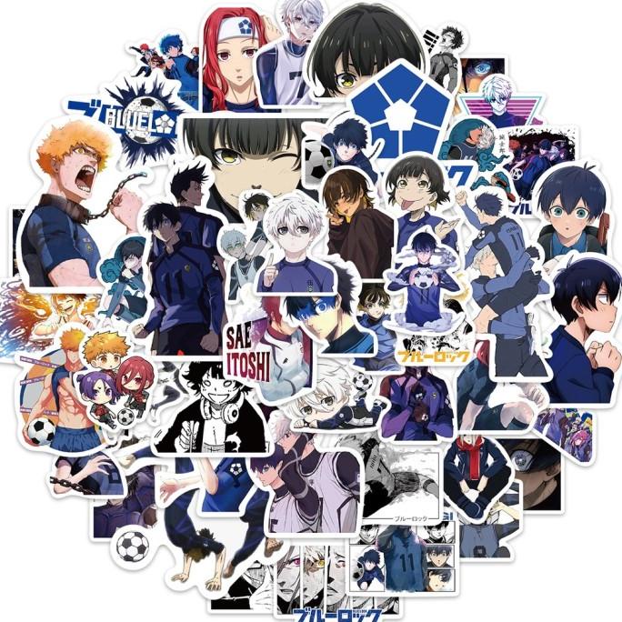 

{{{{{{] BL001 Sticker Stiker Blue Lock Anime Jepang