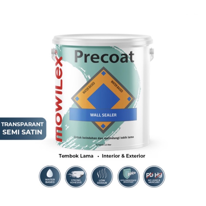 New CAT DASAR MOWILEX PRECOAT WALL SEALER 20L