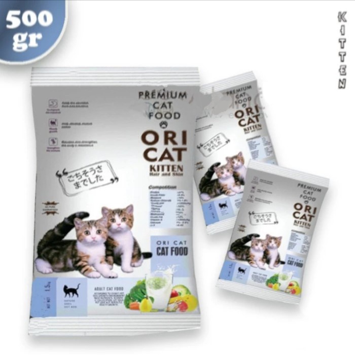 Produk Terbaik] ORI Cat Kitten Makanan Anak Kucing Cat Food Dry