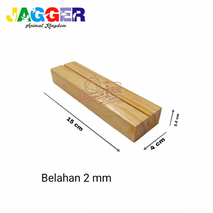 ~^~^~^] Stand Kayu Akrilik Foto Card Jati Belanda Vinus Wood Stand Acrylic