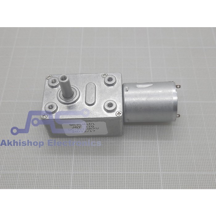 Worm Gear Motor DC GW4632-370 12V 210RPM