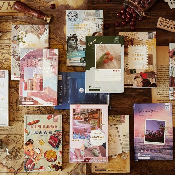

Ready oke] JRN030 Sticker Washi Paper Classic Retro Vintage Dairy Scrapbook
