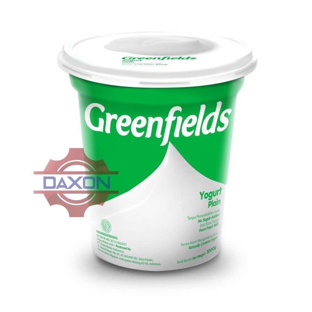 

Greenfields Yoghurt PLAIN 1L/ 1kg / Greenfield Yoghurt Plain