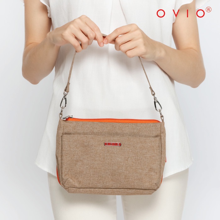OVIO 7607 Denim - Tas Kecil Multifungsi / Mini Sling Bag ORIGINAL 100%