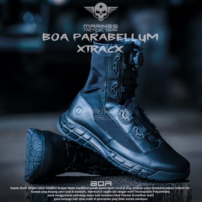 SEPATU PDL TACTICAL BOA PARABELLUM XTRACX ORIGINAL GARANSSI RESMI BOA ORIGINAL