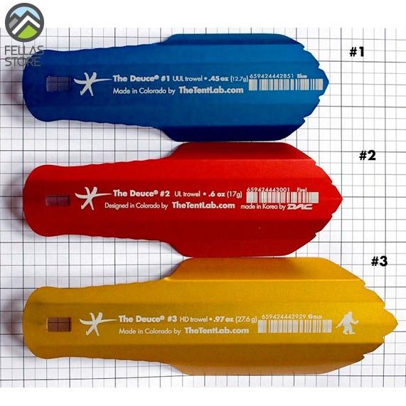 The Deuce #2 Sky - Lightweight Toilet Trowel / Spade