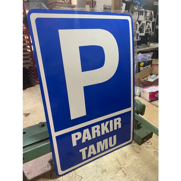 

Promo Plat Alumunium Rambu Jalan Reflektif Parkir Tamu