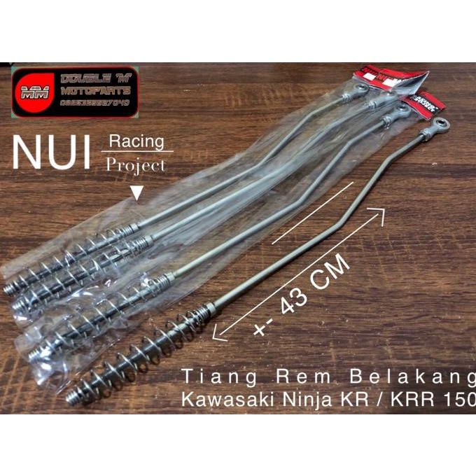 Tiang Kawat Seling Rem Belakang Stainless Kawasaki Ninja R Rr 150 Nui Original