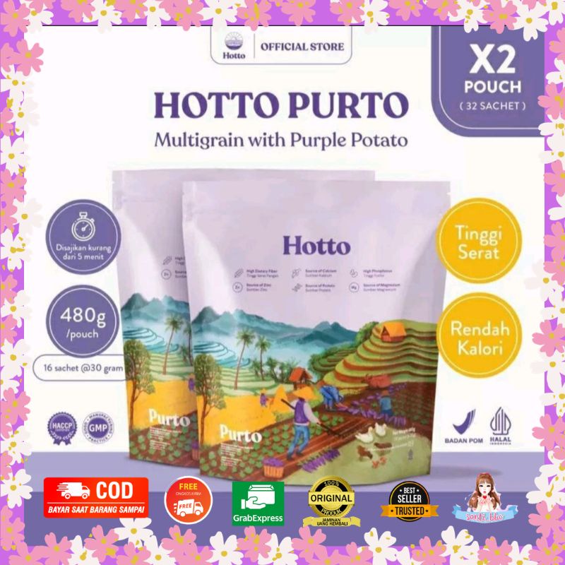 

HOTTO PURTO Multigrain with Purple Potato 2 Pouch