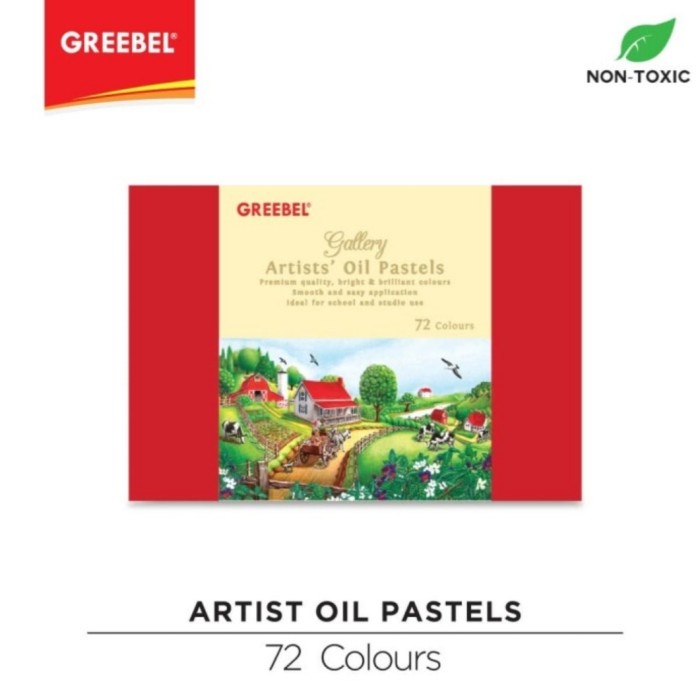 

Greebel Premium Artist Oil Pastels 72 Warna