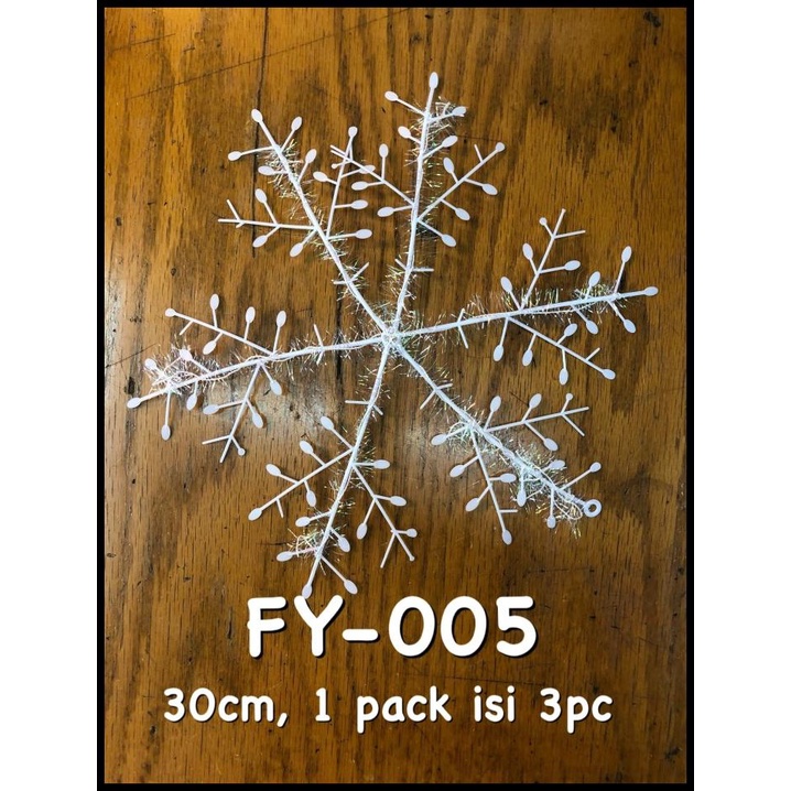 

HOT DEAL SNOWFLAKES 30CM , ISI 3PC, FY/005