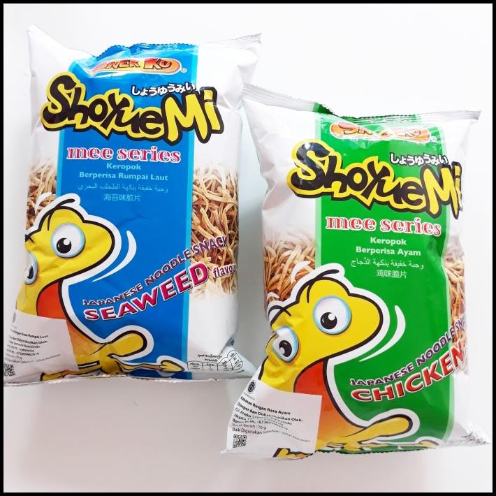 

TERMURAH SNEK KU SHOYUE MI JAPANESE NOODLE SNACK CHICKEN & SEAWEED 70GR !!!