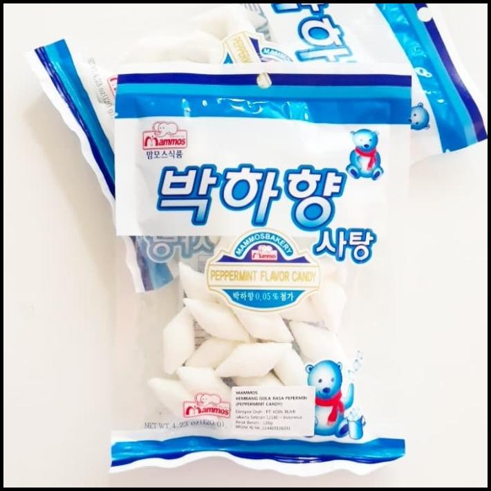 

TERBARU MAMMOS PEPPERMINT CANDY / PERMEN KEMBANG GULA RASA MINT IMPORT KOREA !!!!