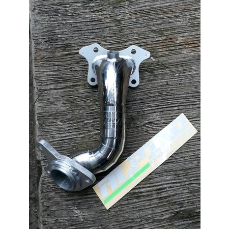 downpipe honda brio by alpino exhaust