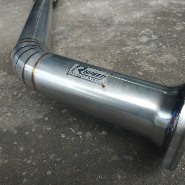 Frontpipe Fortuner VNT with resonator.