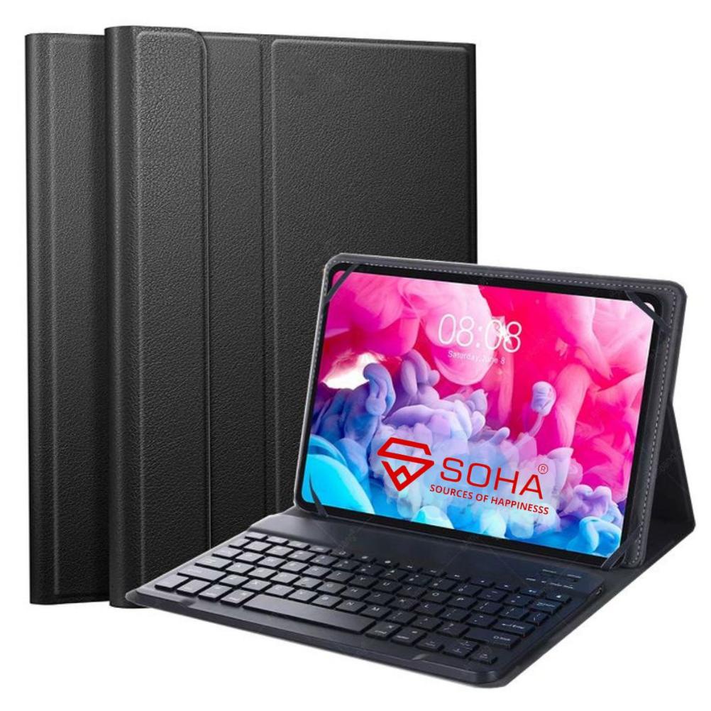 Promo Sarung Tablet Universal Ukuran 9 - 10 inch Ada Paket Plus Keyboard Touchpad Leather Case Wirel