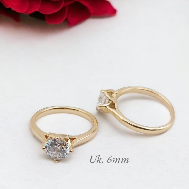 cincin diamond mata satu