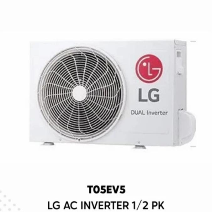 AC 1/2 PK INVERTER LG T05EV5 LG dual inverter AC 1/2pk low watt Kode Yp 1184