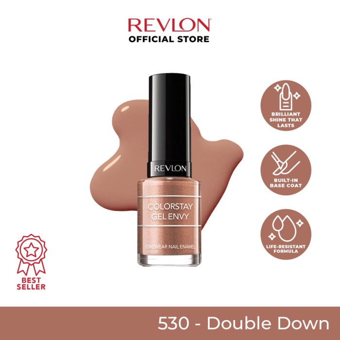 Promo Revlon Colorstay Gel Envy 530 Double Down Kuteks Kutex Kutek