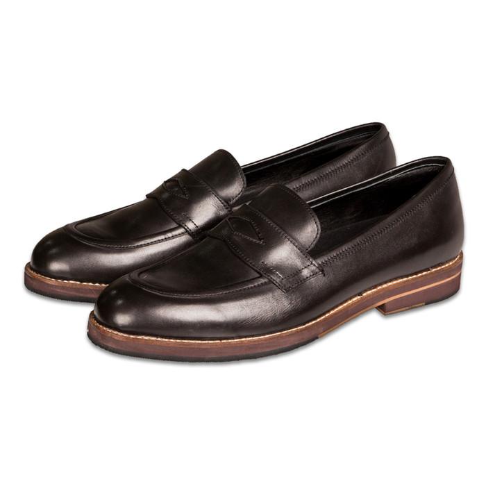 TERLARIS - BLAKE PENNY LOAFERS BLACK / SEPATU FORMAL / SEPATU NAPPA MILANO