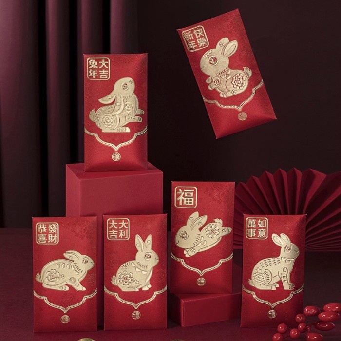 

#####] Angpao Premium 2023 Kelinci Rabbit Merah Emas Gold