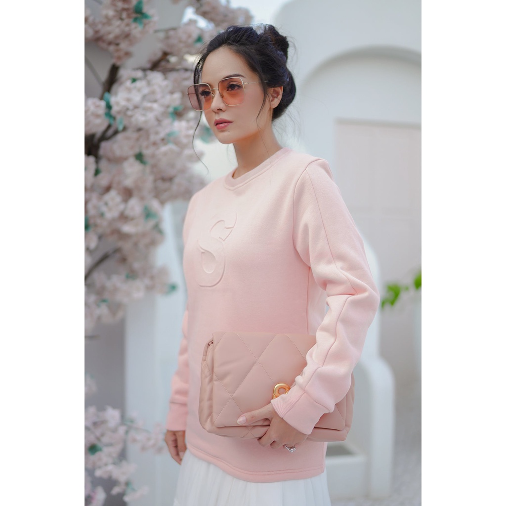 Benang Jarum - Pink Audrey Sweatshirt