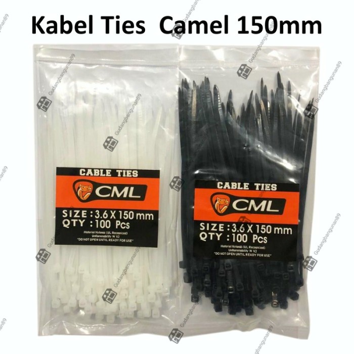 

Kabel tis ties 150mm 15cm/Nylon cable tie 15 cm/pengikat pengait kabel