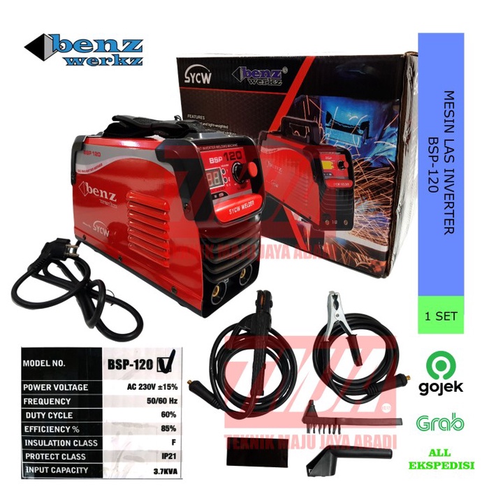 [Original] Benz Mesin Las Inverter / Travo Las Double Pcb 120A Bsp-120 Terbatas