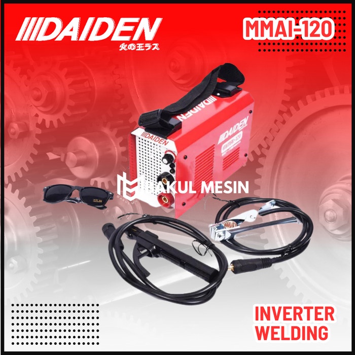 [Original] Mmai120 Daiden Mesin Las Listrik Inverter Mmai 120 Limited
