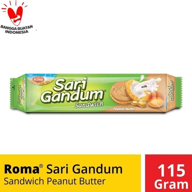 

Roma Sari Gandum Peanut @115 Gr