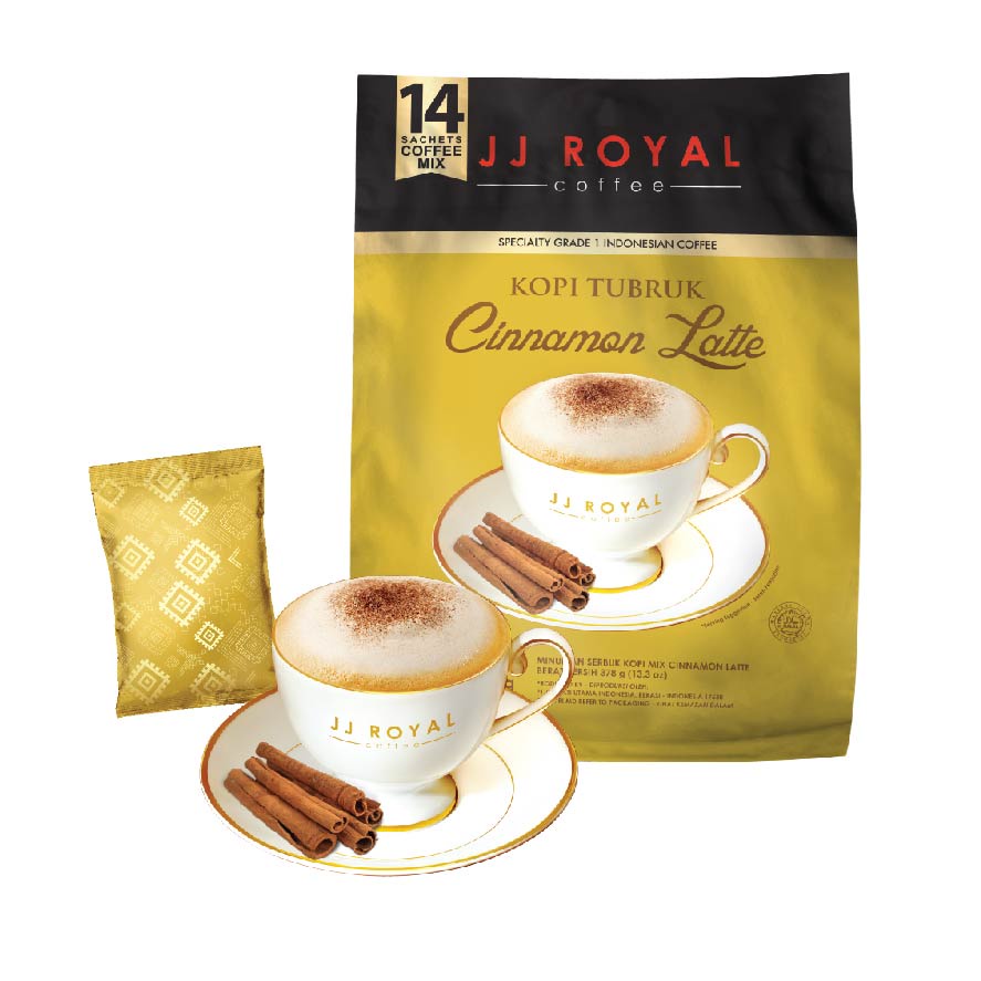 

Jj Royal Coffee Kopi Tubruk Cinnamon Latte Bulk Bag Isi 14 Sachets