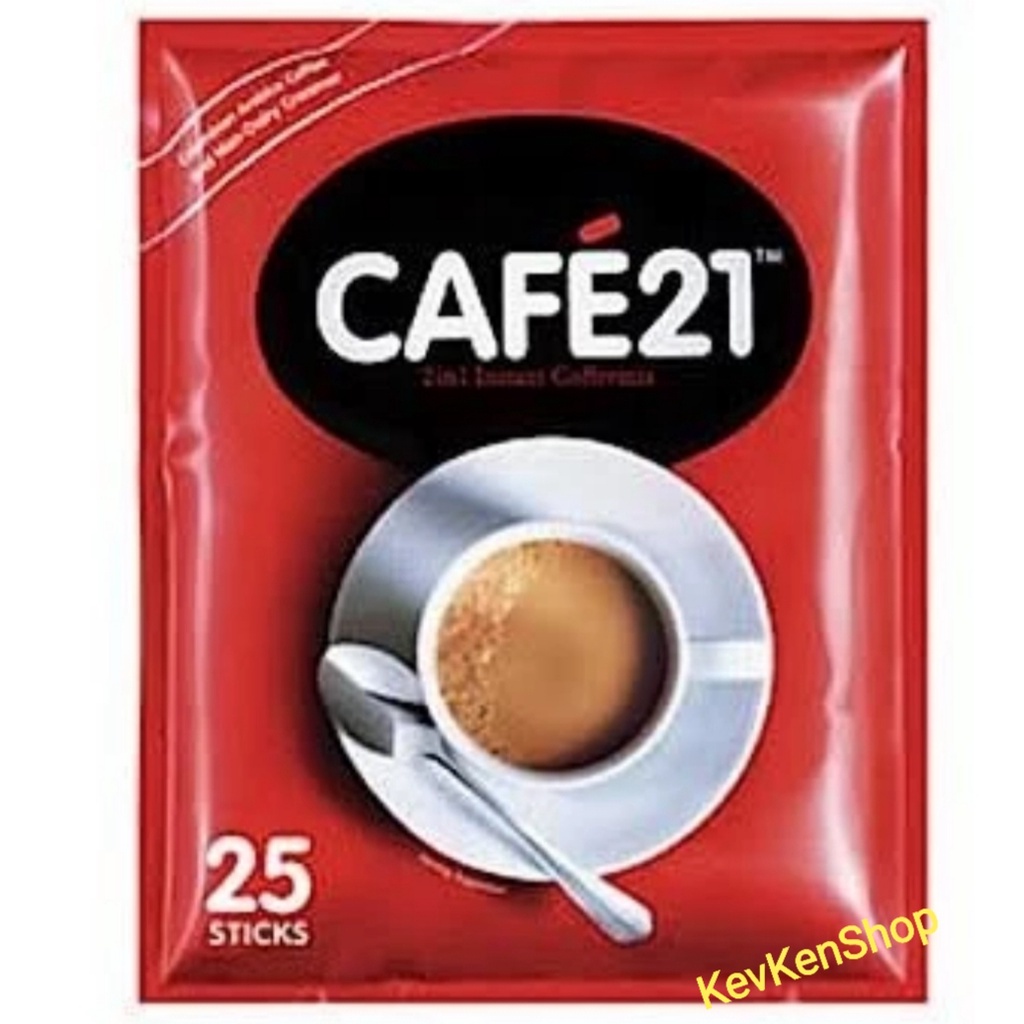 

Kopi Cafe 21 Made In Singapore Cafe21 Coffee Creamer No Sugar Tanpa Gula Isi 25 Sachet