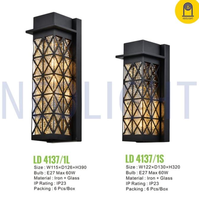 Lampu Dinding Hias Teras Outdoor Model Minimalis LD 4137 Murah Top