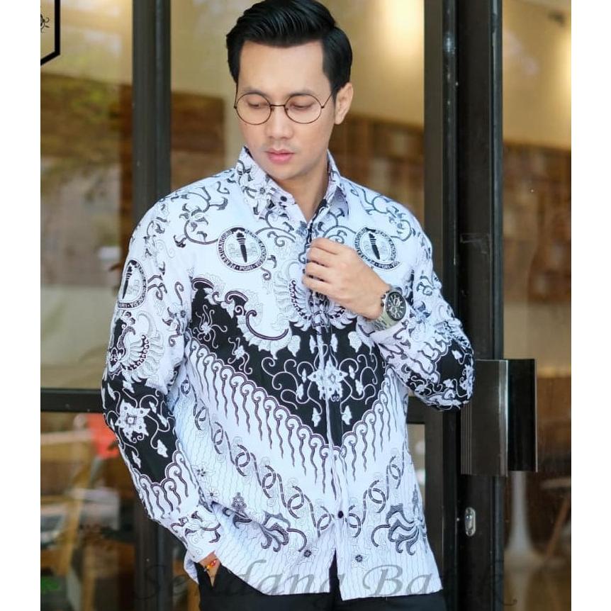 Best Seller BATIK PGRI (PERSATUAN GURU REPUBLIK INDONESIA) KAIN PGRI // KEMEJA BATIK PGRI // BLUSE B