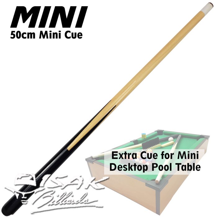 Mini Pool Cue 50 cm - Stick Billiard Meja Kecil Desktop Pool Biliar