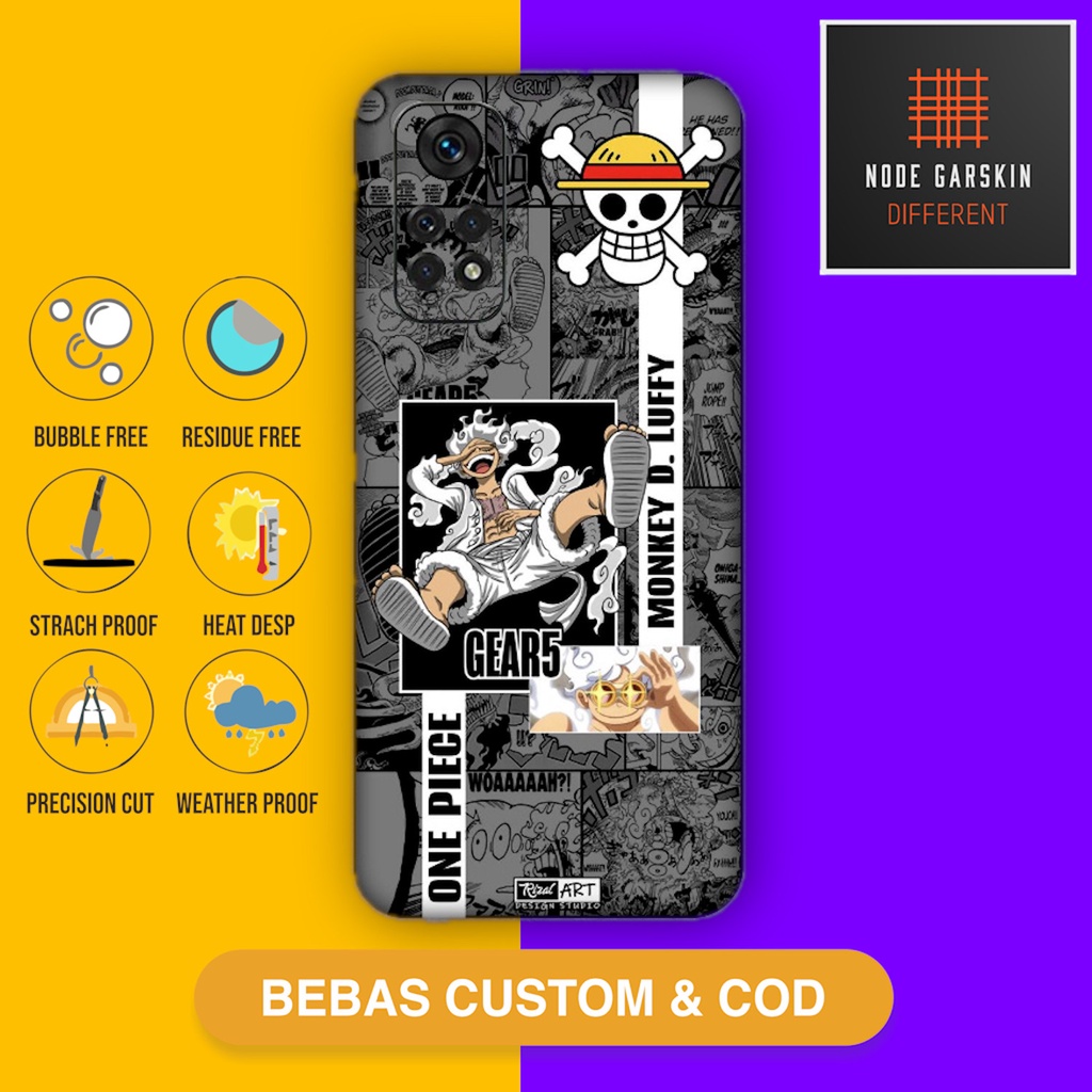 Garskin Skin Redmi Note 11 Fullbody Atau Backonly one piece 1 - Vinyl Protector
