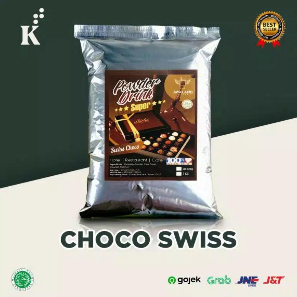 

Flash Sale - Powder Choco Swiss Bubuk Minuman Bubble Drink Javaland 1 kg .,