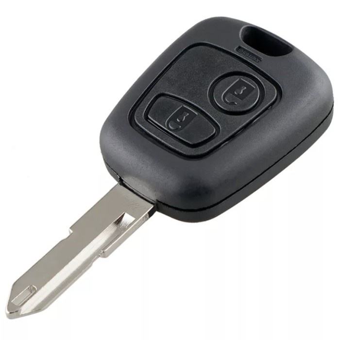 kode07 Casing Remote Kunci Peugeot 106 107 206 207 307 406 407