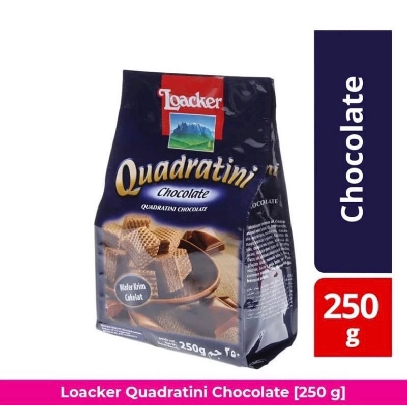 

Loaer Quadratini Wafer Cookies 250Gr Biskuit Wafer Loaer