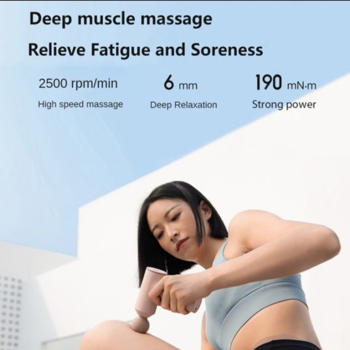 JM- Xiaomi Mijia Mini Fascia Massage Gun Alat Pijat