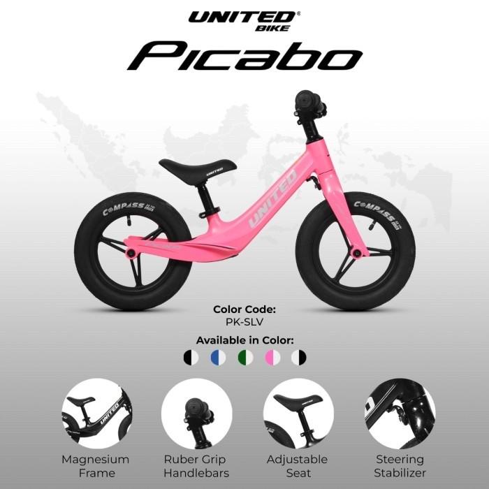SEPEDA PUSHBIKE BALANCE BIKE UNITED PICABO NEW